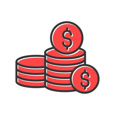  Coins Creative Icons Desig