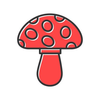 Mantar Yaratıcı Simgeler Tasarımı