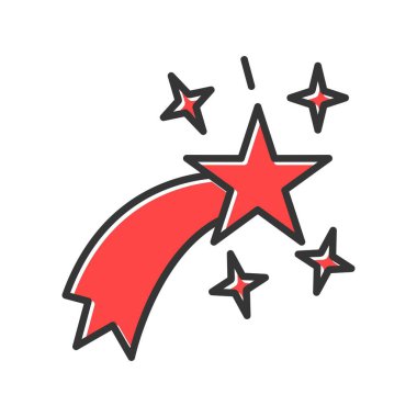 Kayan Yıldız Yaratıcı Simgeleri Desig