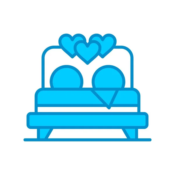 Bed Creative Icons Desig — Stockvector