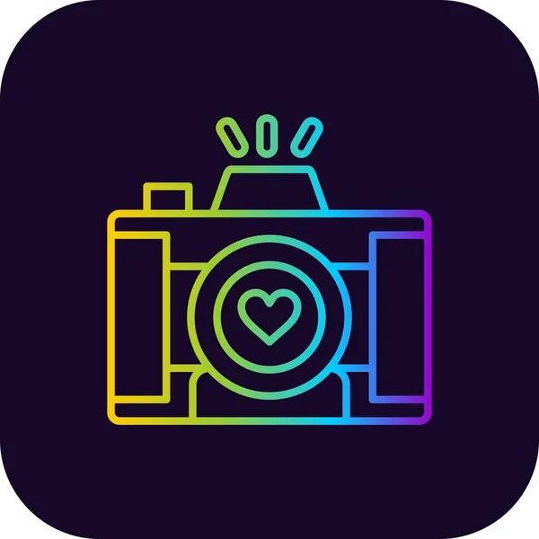 Camera Creative Icons Desig — Wektor stockowy