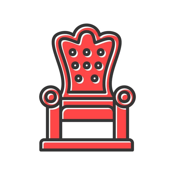 Throne Creative Icons Desig — Stock Vector