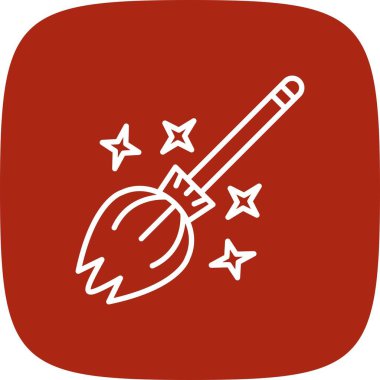 Sihirli Süpürge Yaratıcı Simgeler Tasarımı