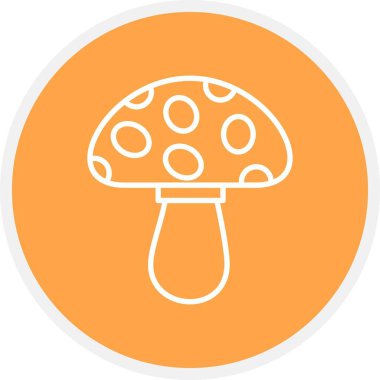 Mantar Yaratıcı Simgeler Tasarımı