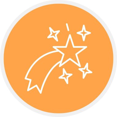 Kayan Yıldız Yaratıcı Simgeleri Desig