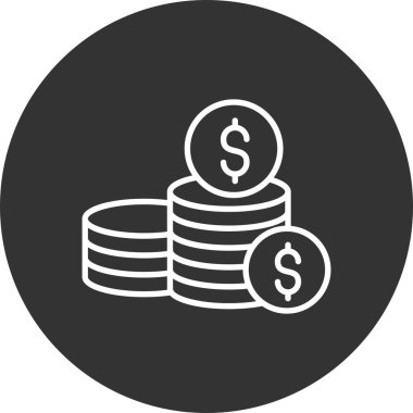  Coins Creative Icons Desig