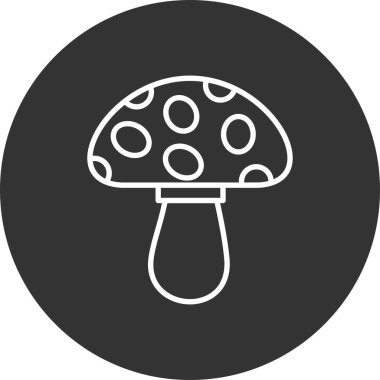 Mantar Yaratıcı Simgeler Tasarımı