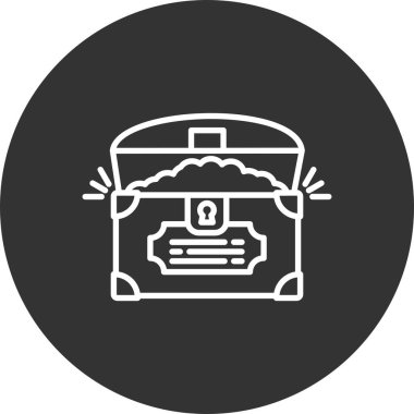 Treasure Chest Creative Icons Desig