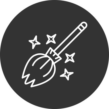 Sihirli Süpürge Yaratıcı Simgeler Tasarımı