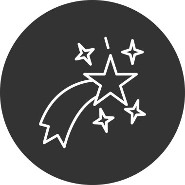 Kayan Yıldız Yaratıcı Simgeleri Desig