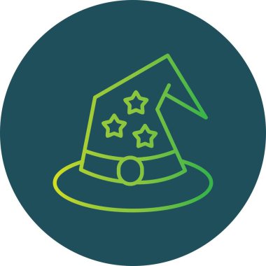 Sihirbaz Şapkası Yaratıcı Simgeler Tasarımı