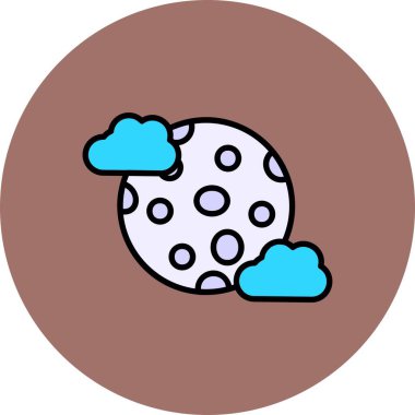  Dolunay Yaratıcı Simgeler Tasarımı