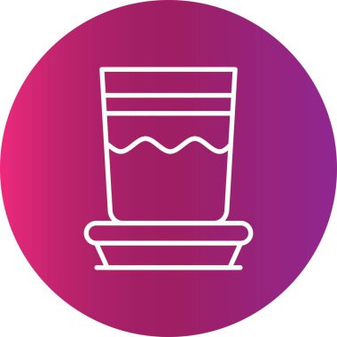  Su Kadehi Yaratıcı Simgeler Tasarımı