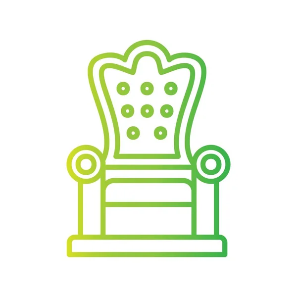 Throne Creative Icons Desig — Stock vektor