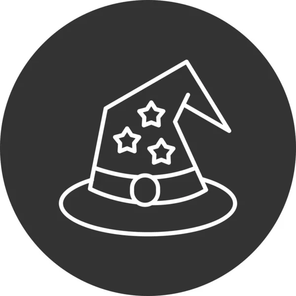 Wizard Hat Creative Icons Desig — Stock Vector