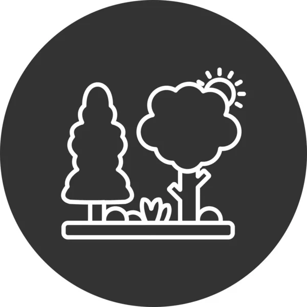 Forest Creative Icons Desig — Stockový vektor