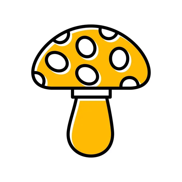 蘑菇创意偶像的设计 — 图库矢量图片