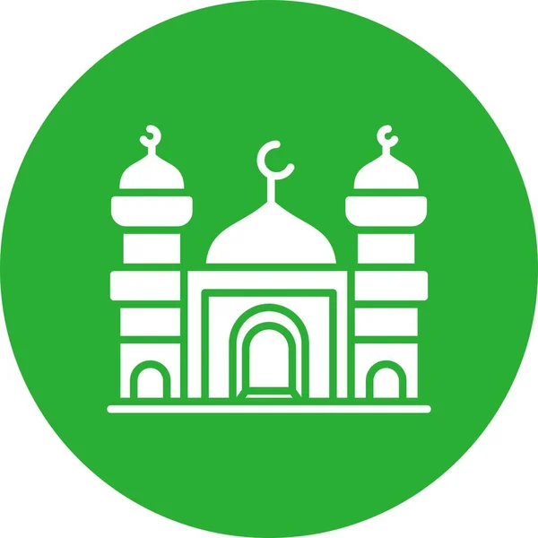 Mešita Kreativní Ikony Desig — Stockový vektor