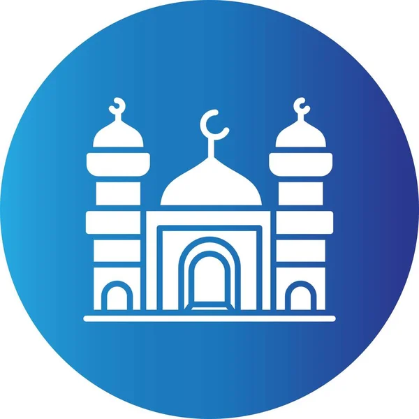 Mosque Creative Icons Desig — Stockvektor
