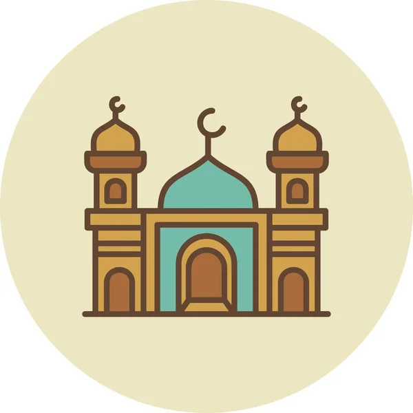 Mosque Creative Icons Desig — ストックベクタ