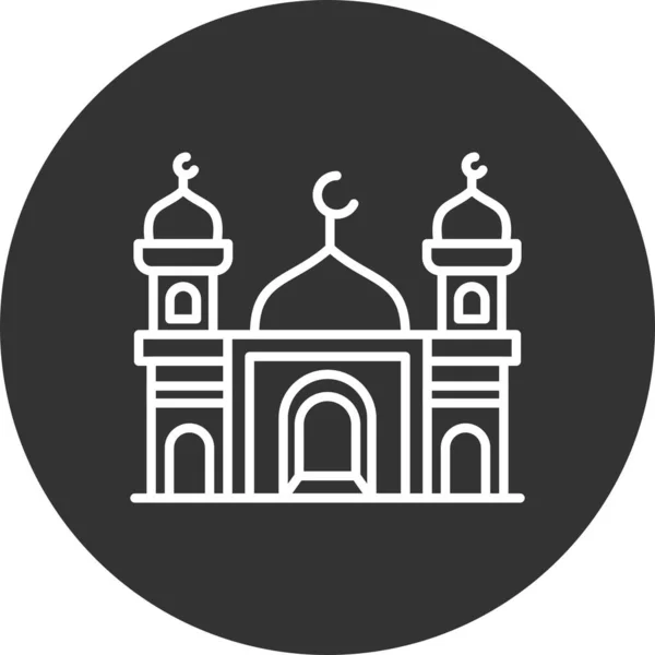 Мечеть Творческих Икон Дезиг — стоковый вектор