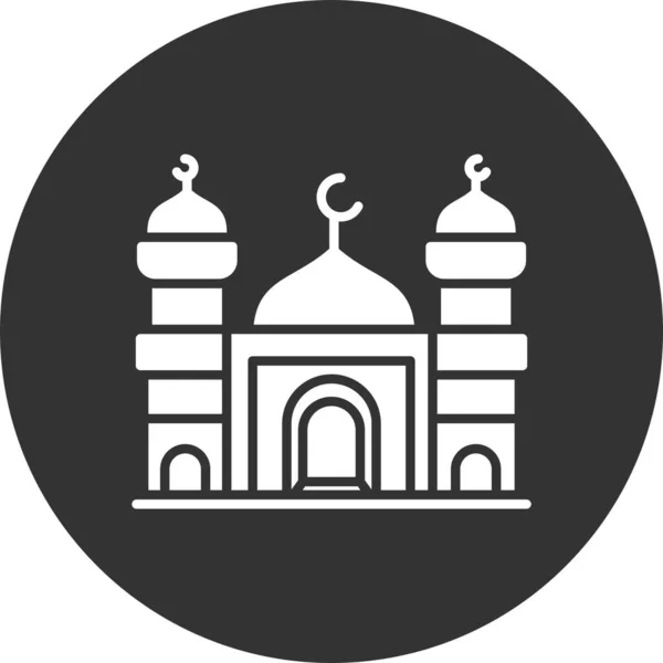 Mosque Creative Icons Desig — Stock Vector