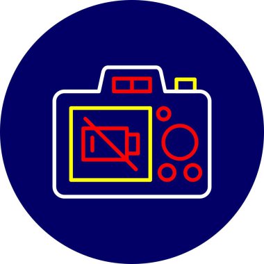 Düşük Pil Yaratıcı Simgeler Tasarımı