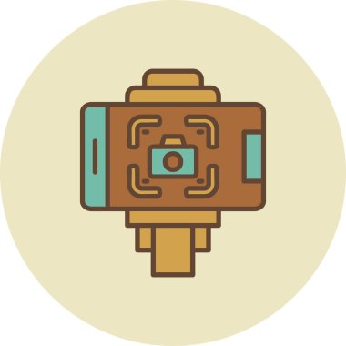 Selfie Stick Creative Icons Desig