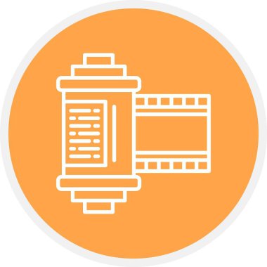  Film Roll Yaratıcı Simgeleri Tasarımı