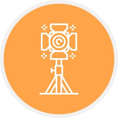 Stüdyo Işıklandırma Yaratıcı Simgeler Tasarımı