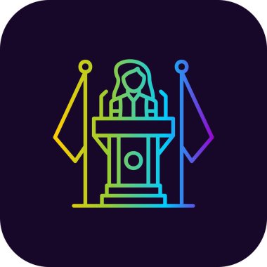 Politician Creative Icons Desig