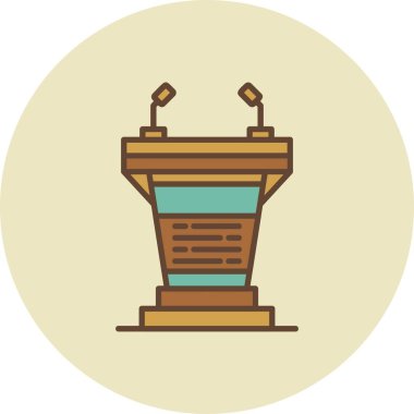 Podyum Yaratıcı Simgeler Tasarımı