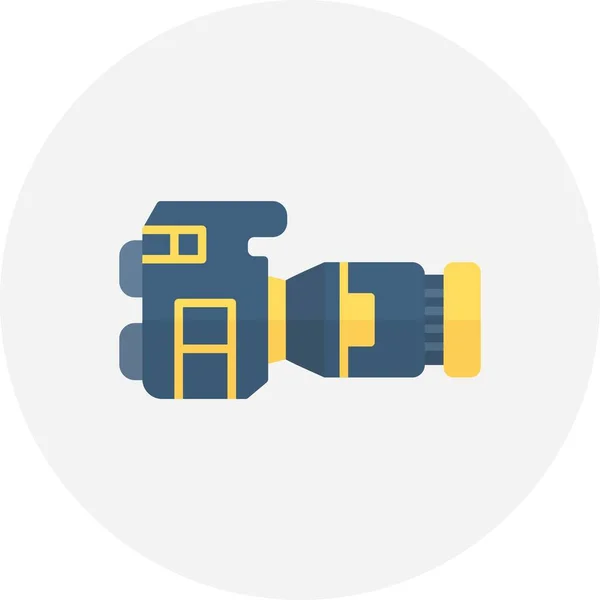 Kreativní Ikony Fotoaparátu Dslr Desig — Stockový vektor