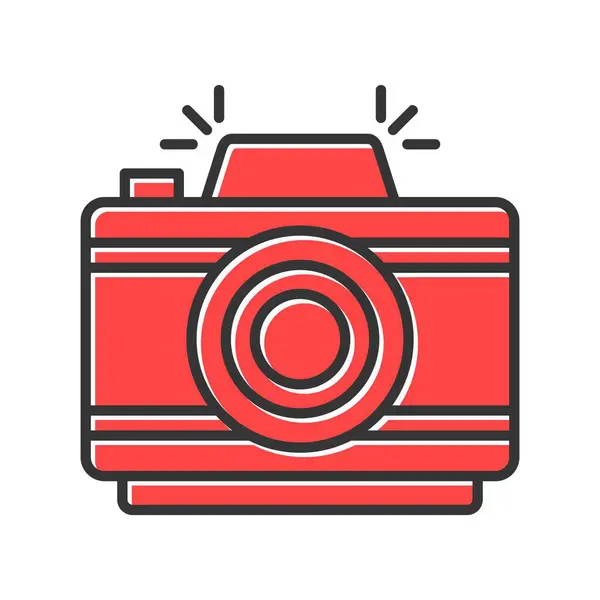 Kreativní Ikony Fotoaparátu Desig — Stockový vektor