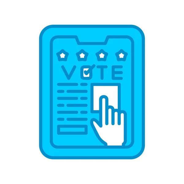 Vota Icone Creative Desig — Vettoriale Stock