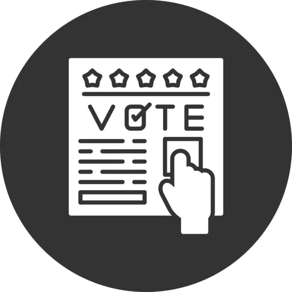 Votez Icônes Créatives Desig — Image vectorielle