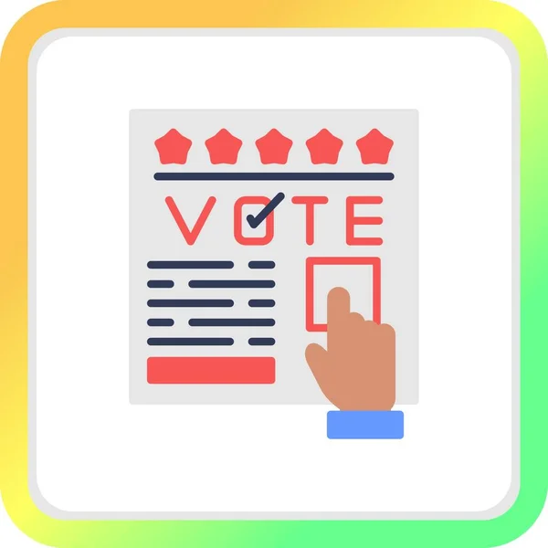 Votez Icônes Créatives Desig — Image vectorielle