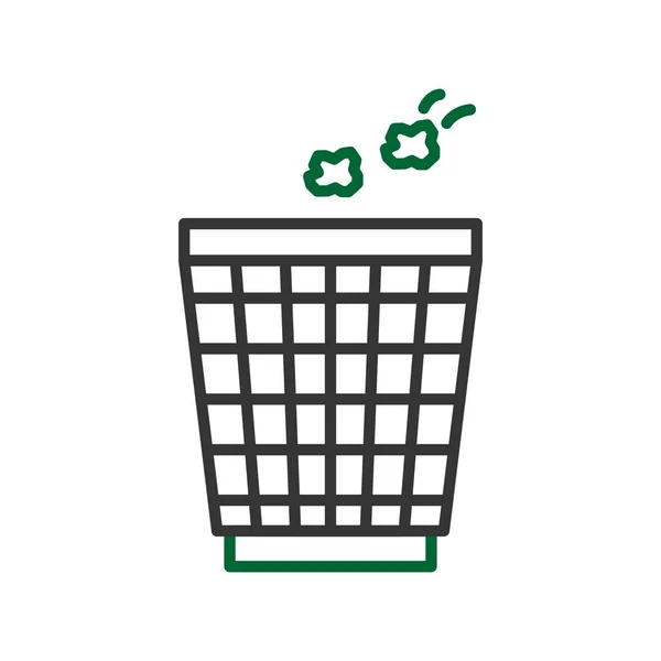 Trash Bin Creative Icons Desig — Vector de stock