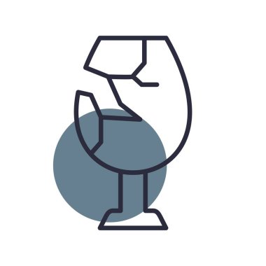 Broken Glass Creative Icons Desig