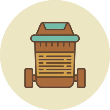 Trash Bin Creative Icons Desig