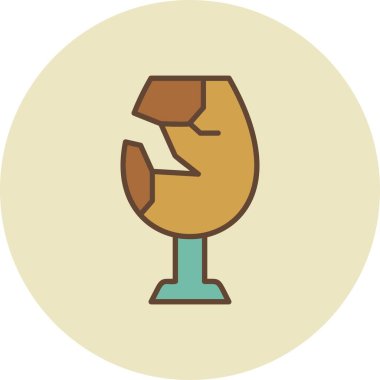 Broken Glass Creative Icons Desig