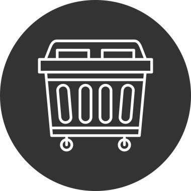 Çöp Kutusu Yaratıcı Simgeleri Tasarımı