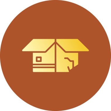 Karton Kutu Yaratıcı Simgeler Tasarımı