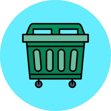 Trash Bin Creative Icons Desig