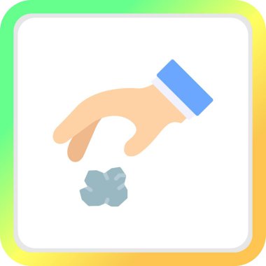 Çöp Dökme Yaratıcı Simgeleri Tasarımı