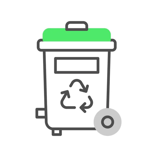Trash Bin Creative Icons Desig — Stockový vektor