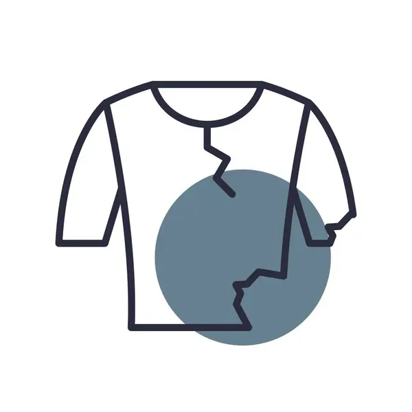 Tshirt Creative Icons Desig — Vettoriale Stock