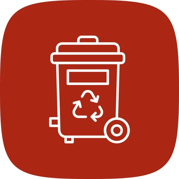 Trash Bin Creative Icons Desig — Stockvector