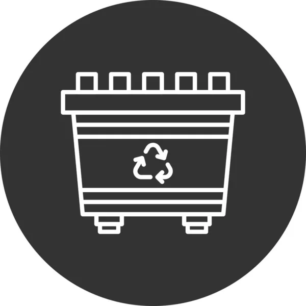 Recycling Bin Creative Icons Desig — Stockvector