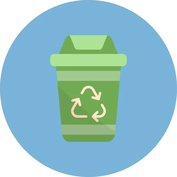 Recycling Bin Creative Icons Desig — Stock Vector